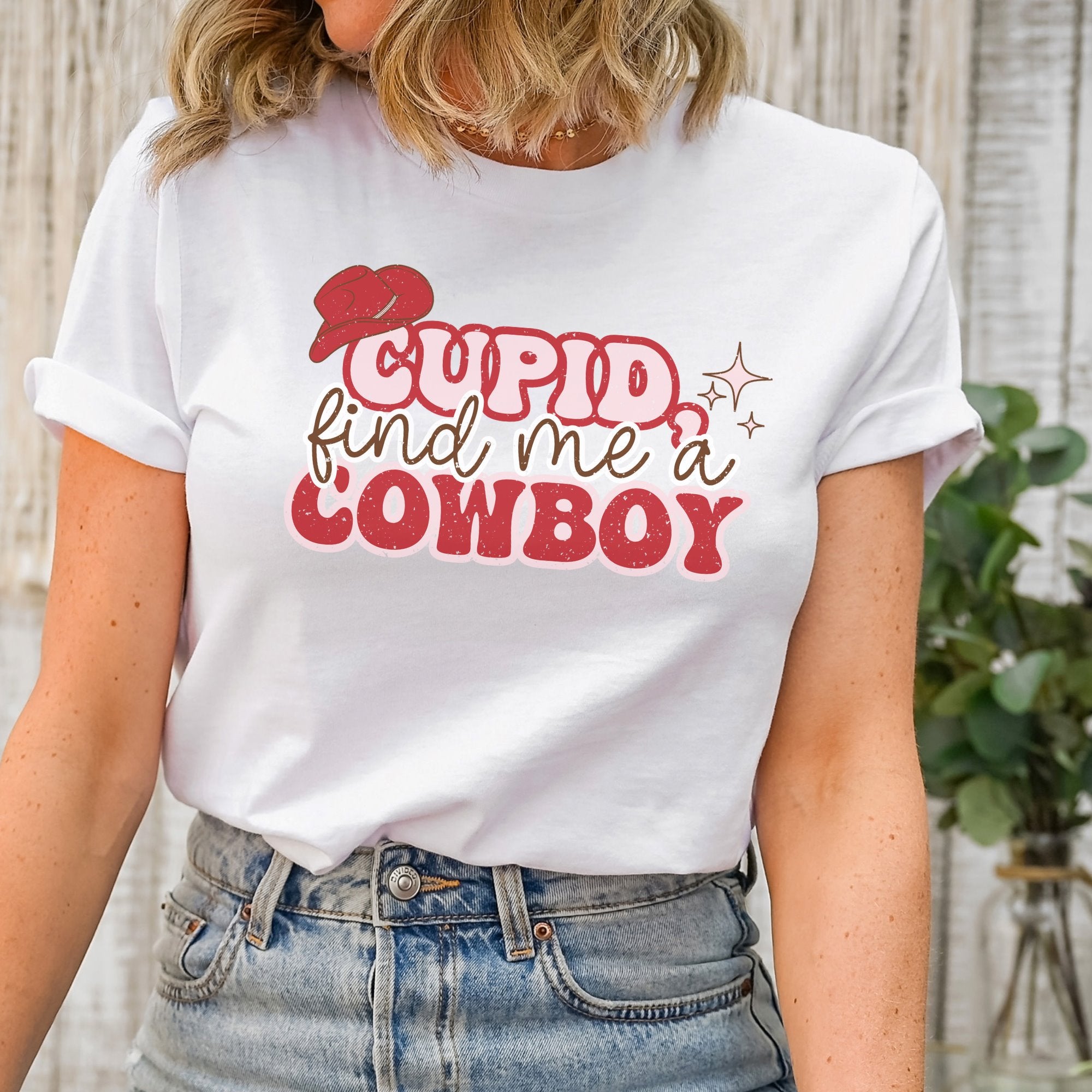 Cupid, find me a cowboy Printify