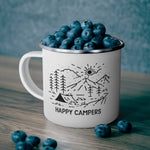 Happy Campers Enamel Mug Printify