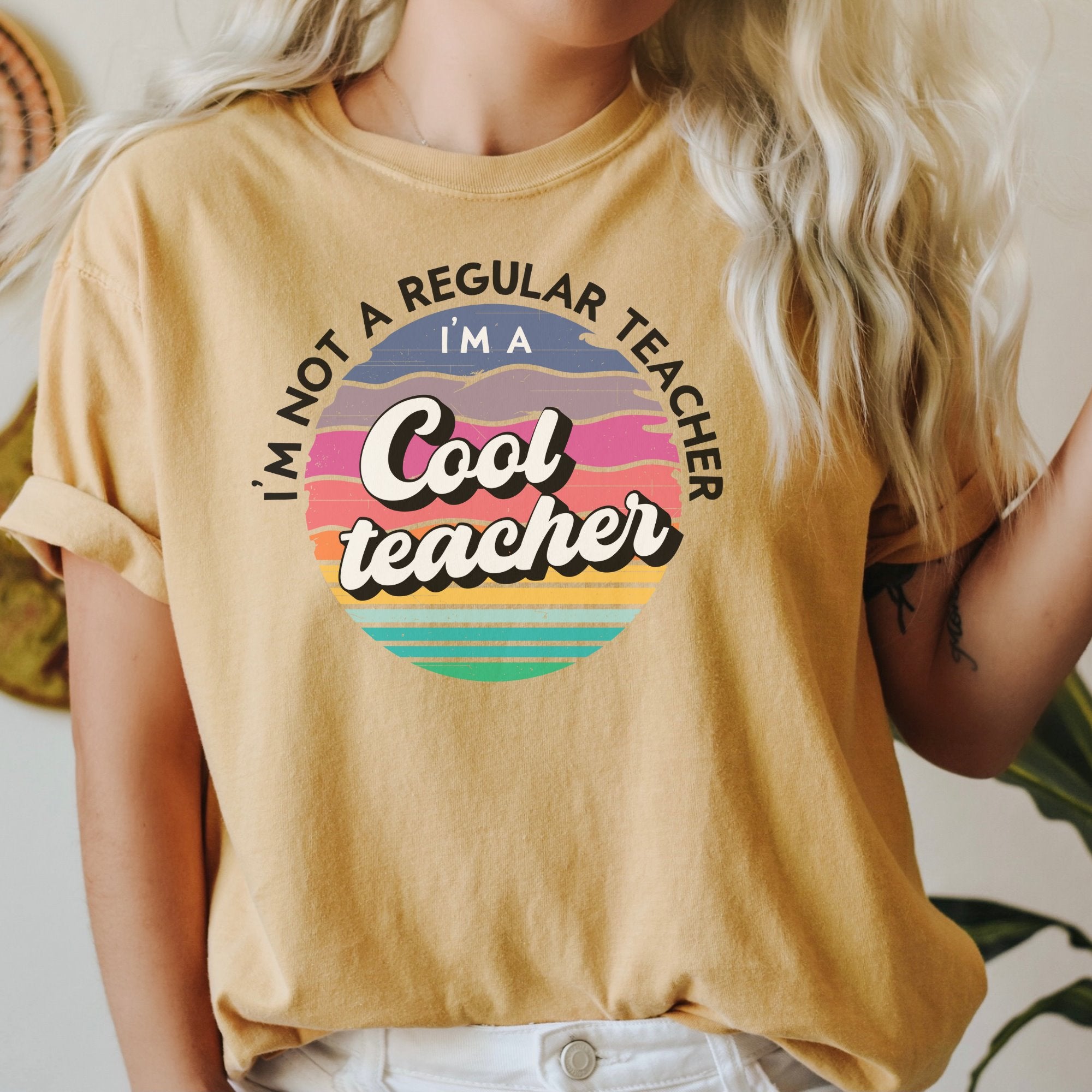 I'm not a regular teacher, I'm a cool teacher Printify