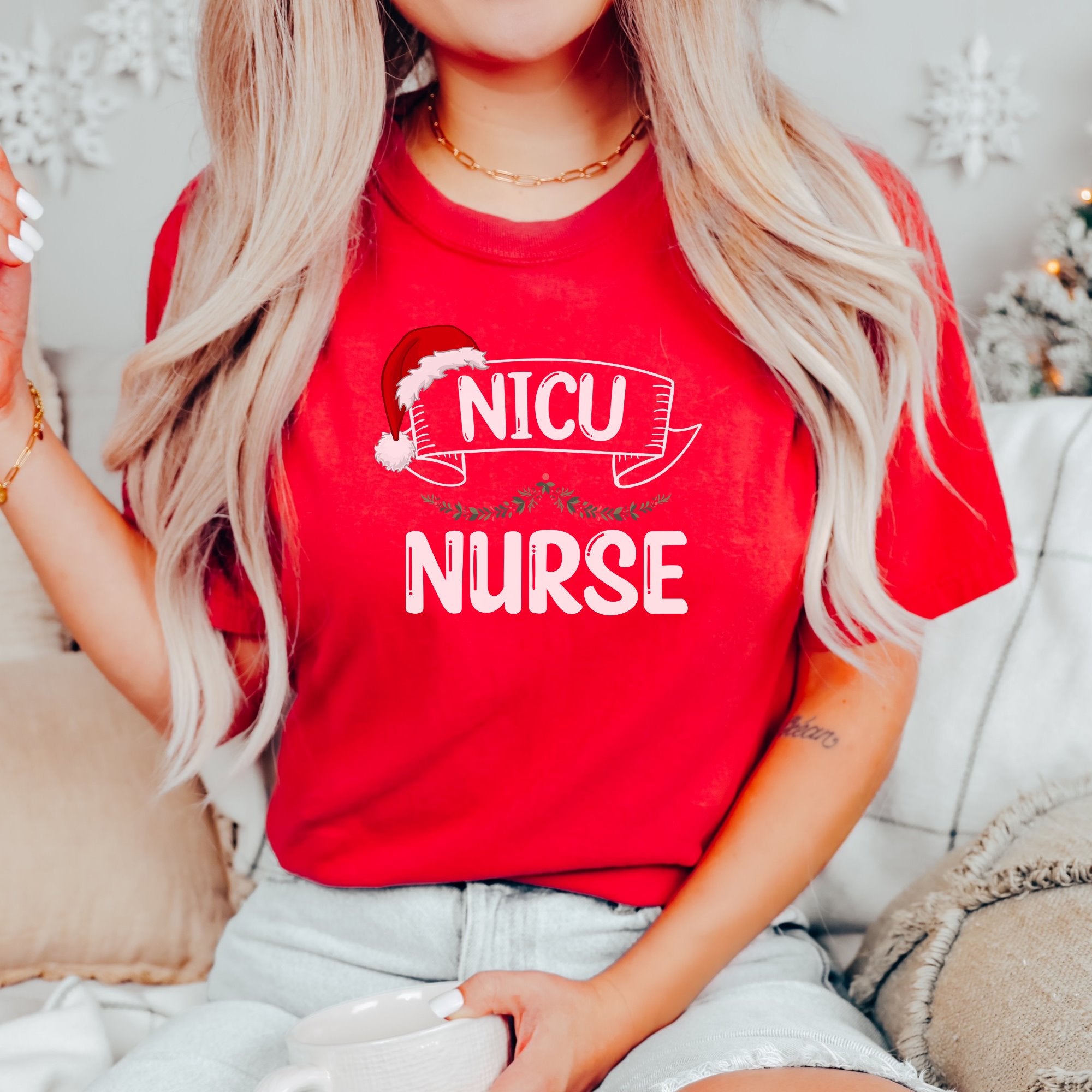 NICU Christmas Nurse Printify