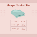 Christmas Snowflake Sherpa Blanket Printify