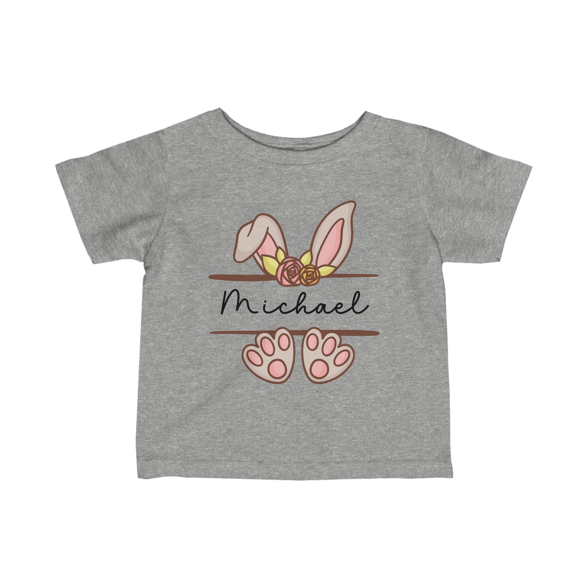 Easter Bunny Personalized Kid Shirt Printify