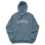 Grateful Embroidered Fleece Hoodie Clearly Baguette